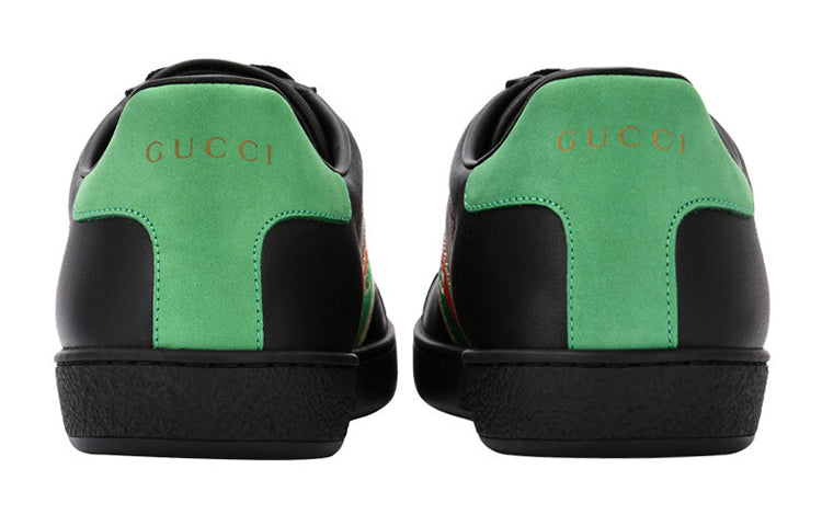 (WMNS) Gucci Ace Elastic Web 'Interlocking G - Black' 645767-1XGM0-1096