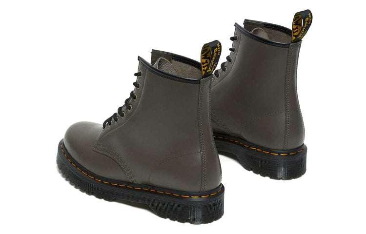 Dr.Martens 1460 Bex Smooth Leather Platform Boots 'Khaki Grey' 27140481