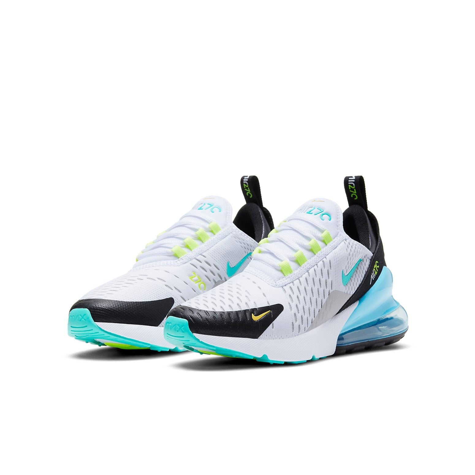 (GS) Nike Air Max 270 'White Hyper Jade' DJ4604-100