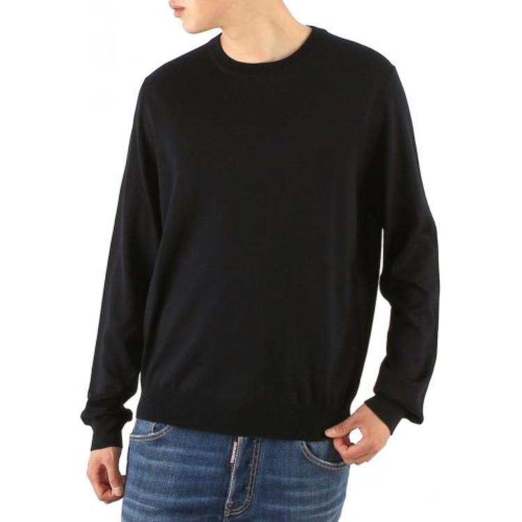 Balenciaga Back Print Interlocked BB Sweatshirt 'Black White' 583117T14394170