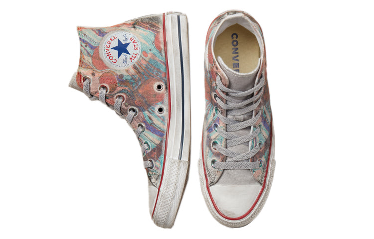 Converse Chuck Taylor All Star Tie-Dye Canvas Shoes Grey/Orange/Red A02117C