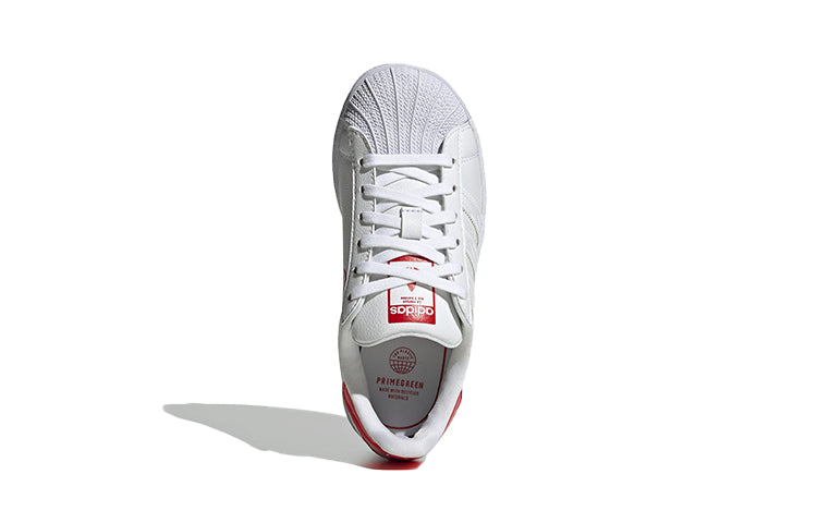 (PS) adidas originals Superstar 'White Red' FW0821
