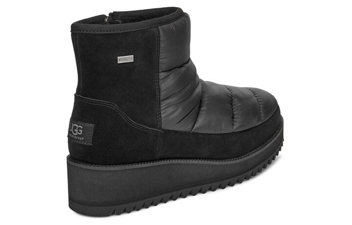 (WMNS) UGG Ridge Mini Snow 'Black' 1103840-BLK