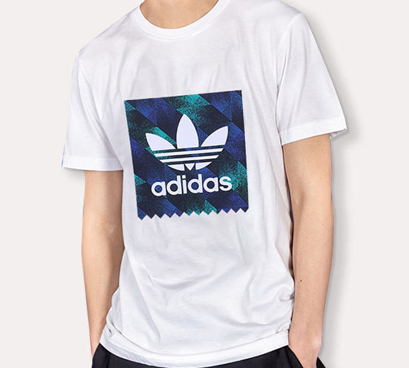 adidas originals Towning Printing Short Sleeve White DU8360