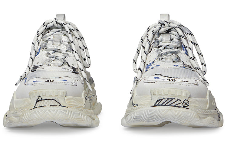 (WMNS) Balenciaga Triple S 'White' 524039W3SRB9014