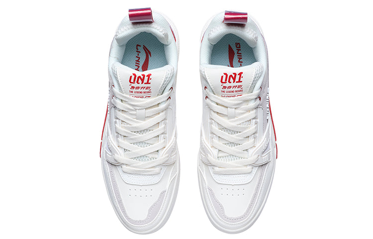 (WMNS) Li-Ning 001 BTC 'White Red' AECR002-4