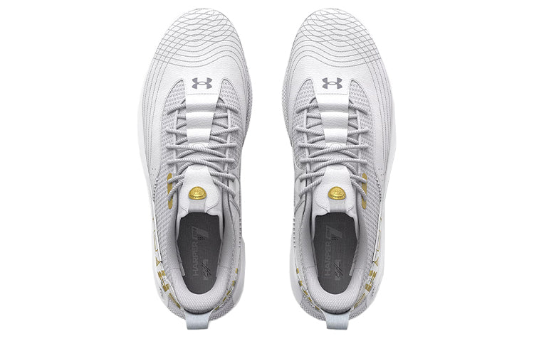 Under Armour Harper 7 Low ST 'White Metallic Gold' 3025582-100