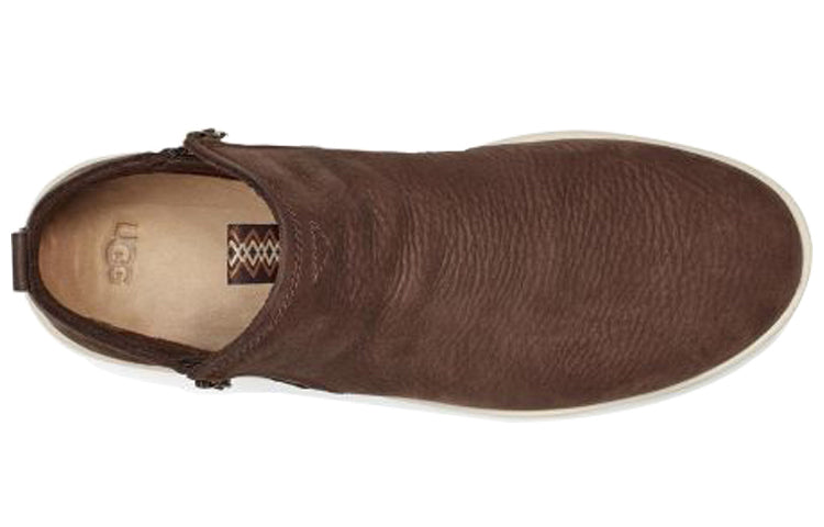 UGG Pismo Cowhide Sports Shoe Zipper Brown 1110979-STT