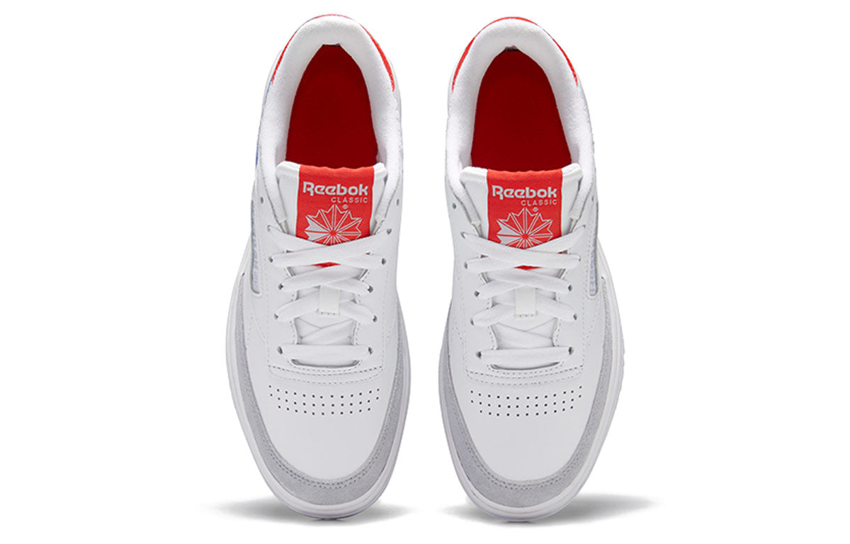 (WMNS) Reebok Club C Double 'White Red Blue' EG5989