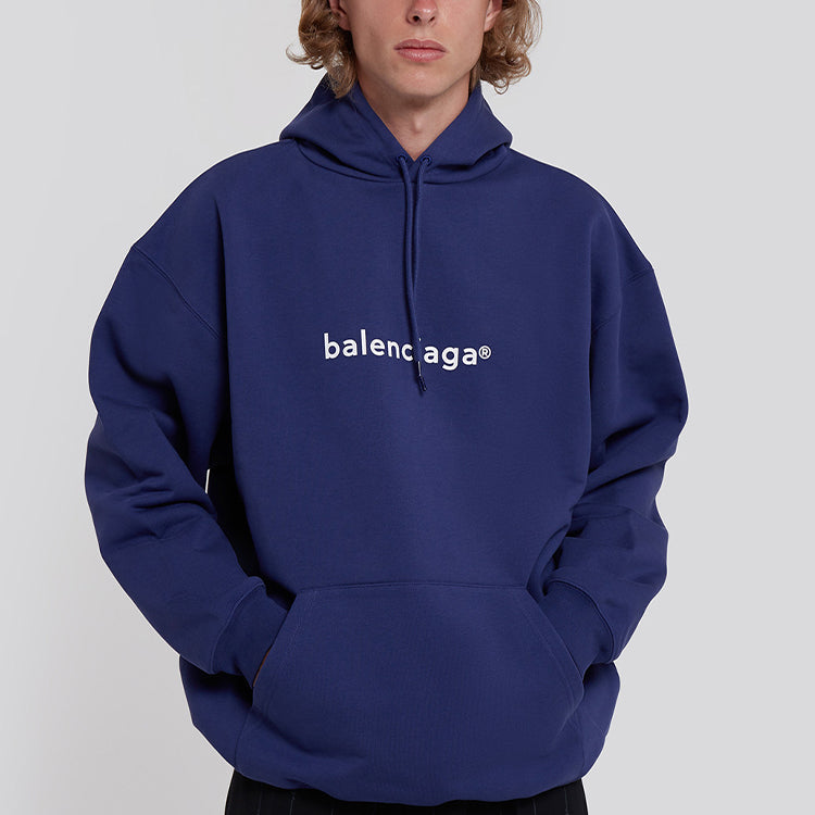 Balenciaga Copywrite Printed Logo Men's Blue 570811TIV551195