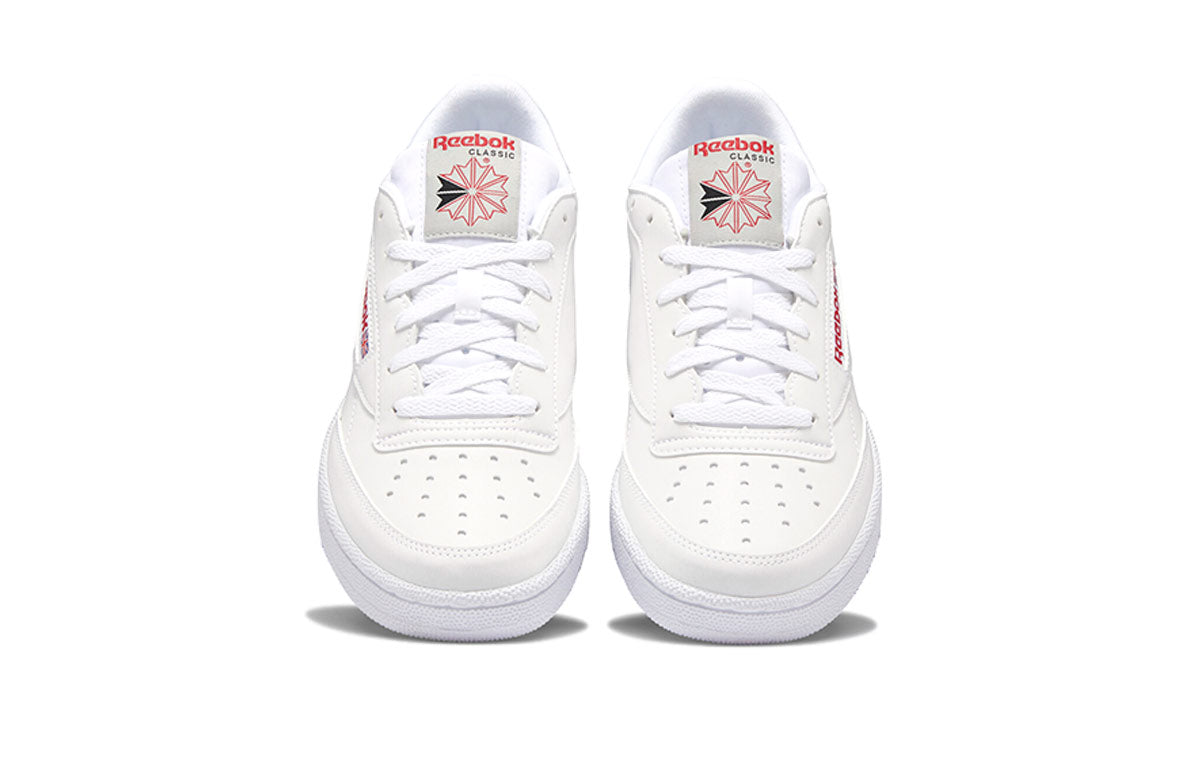 Reebok Classic Club 85 White Skate Shoes 'White Red' DV7240