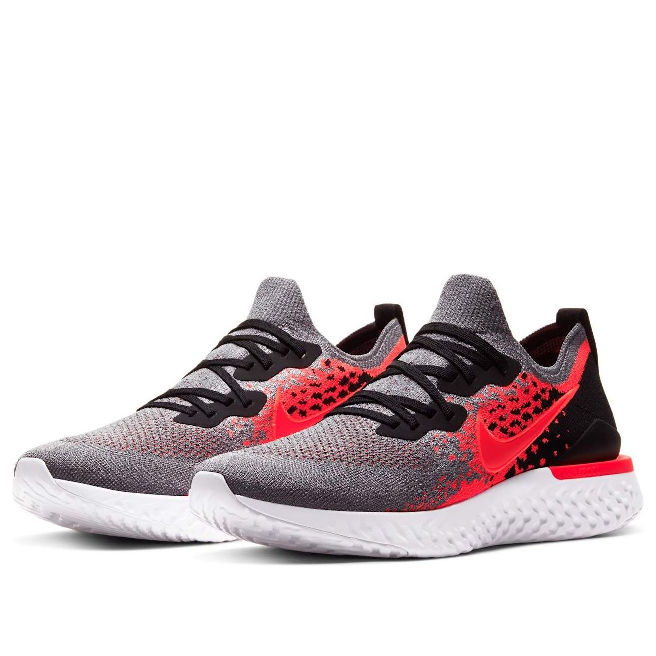 Nike Epic React Flyknit 2 'Cool Grey Crimson' BQ8928-014
