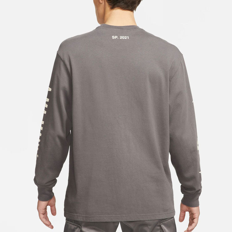 Air Jordan x A Ma Maniere Long Sleeves T-Shirt 'Grey' CV3448-099