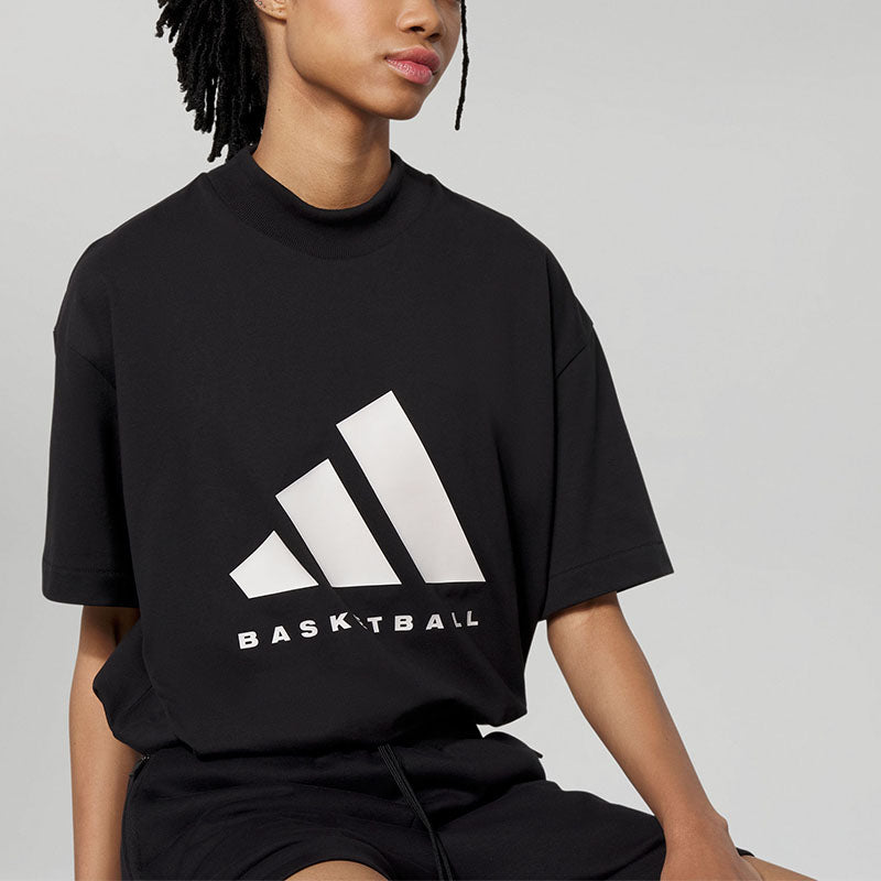 adidas Basketball Tee 'Black' IR8492