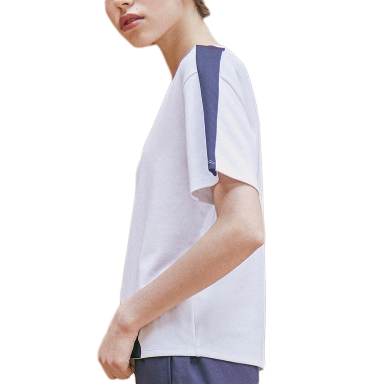 (WMNS) FILA Alphabet Logo Printing Sports Round Neck Short Sleeve White F11W928115F-WT