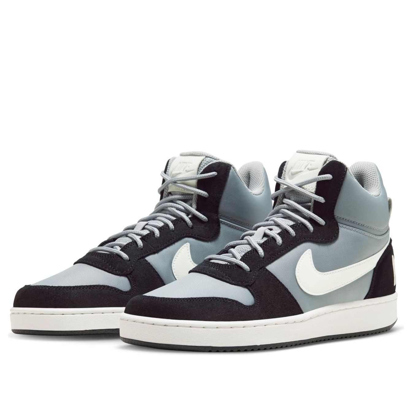 Nike Court Borough Mid Premium 'Matte Silver Black' 844884-005