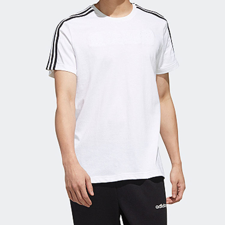 adidas neo x Crossover Athleisure Casual Sports Short Sleeve White FR7985