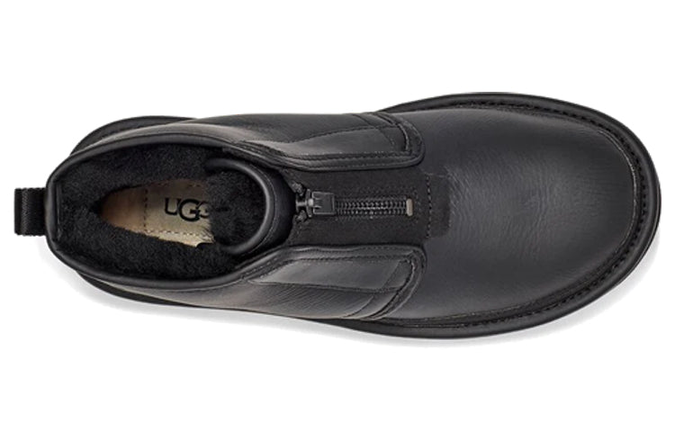 (WMNS) UGG Neumel Platform Zip 'Black' 1120731-UMBL