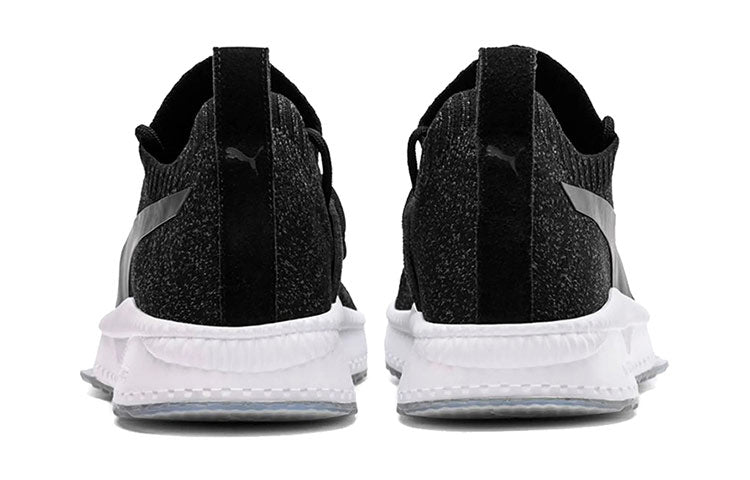 PUMA Tsugi Apex Evoknit Low Running Shoes Black/White 366432-13