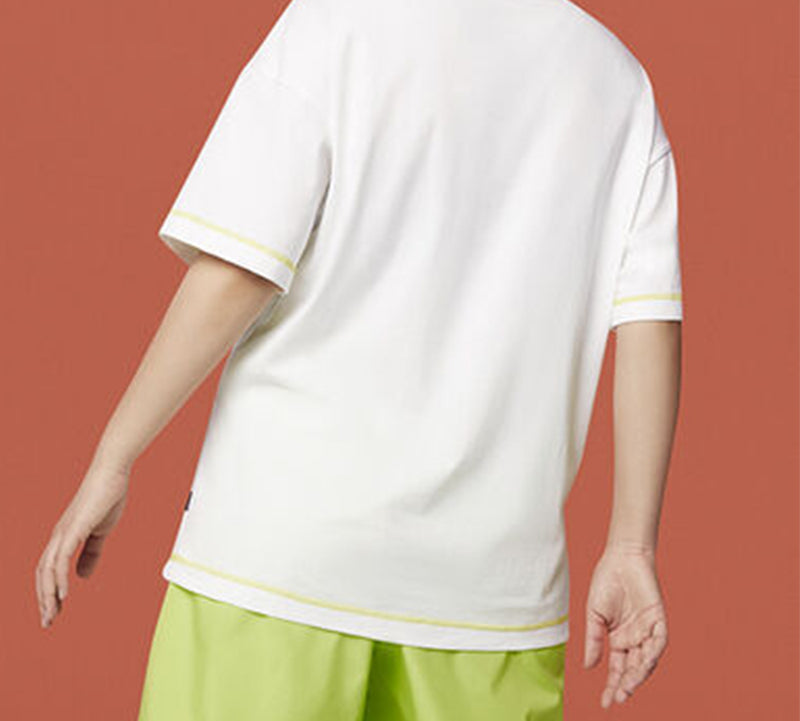 (WMNS) Converse Sports Loose Casual Short Sleeve White 10018923-102