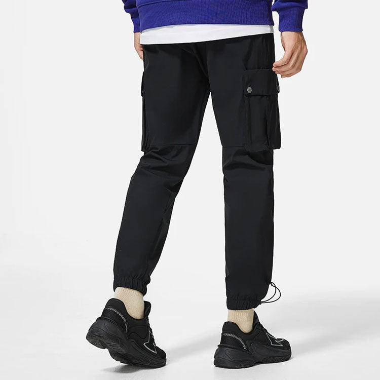 Li-Ning BADFIVE Fashion Cargo Pants 'Black' AYKS571-2