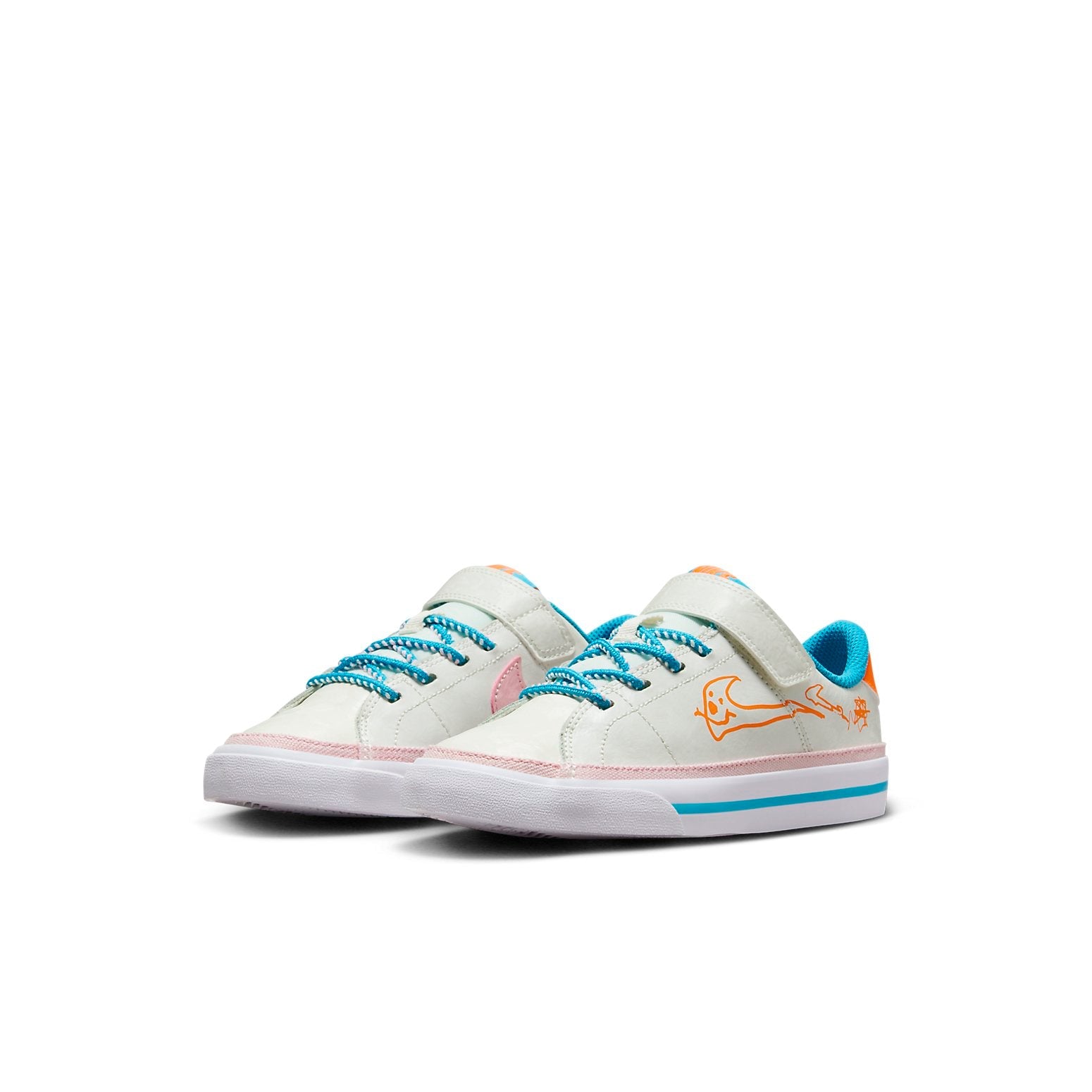 (PS) Nike Court Legacy 'Sail Blue Lightning' DZ2814-100