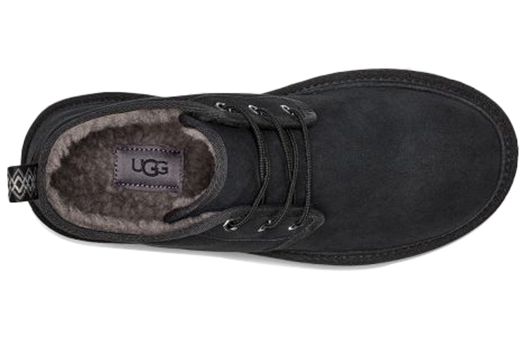 UGG Neumel Corduroy Flat Short Boots Black 1114196-BLK