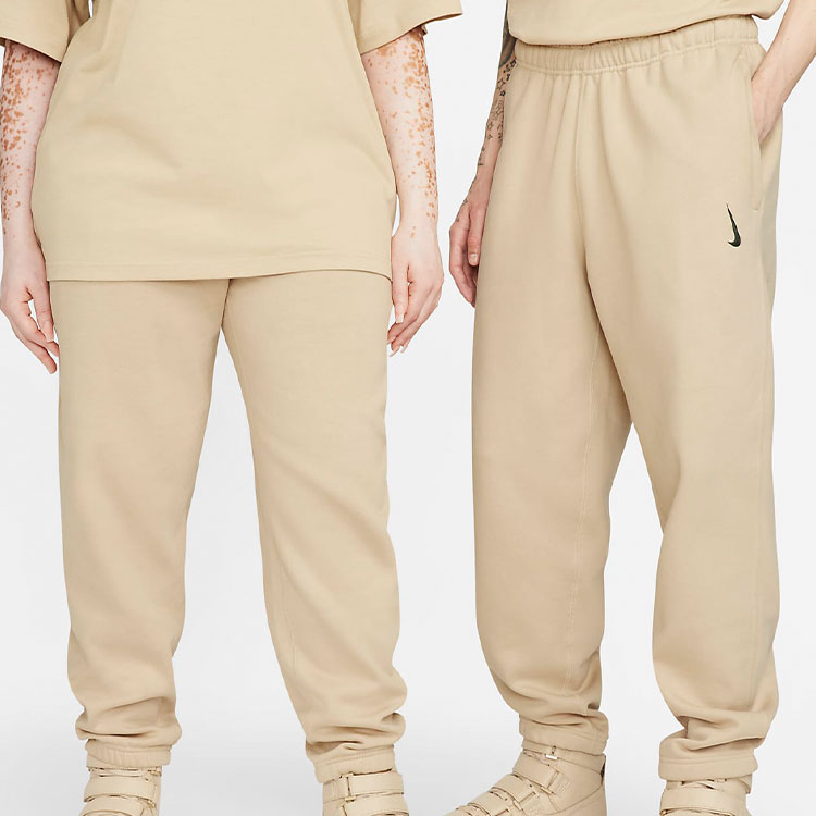 Nike x Billie Eilish Crossover Solid Color Sports Long Pants Asia Edition Couple Style Brown DQ7753-202