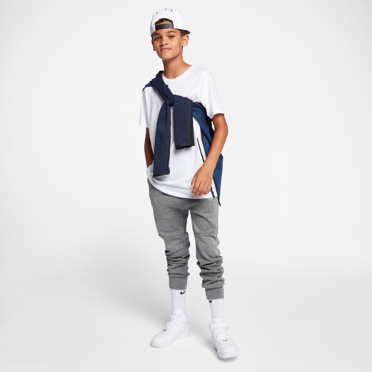 (GS) Nike Sportswear Tech Sweatpants 'Grey' 804818-093