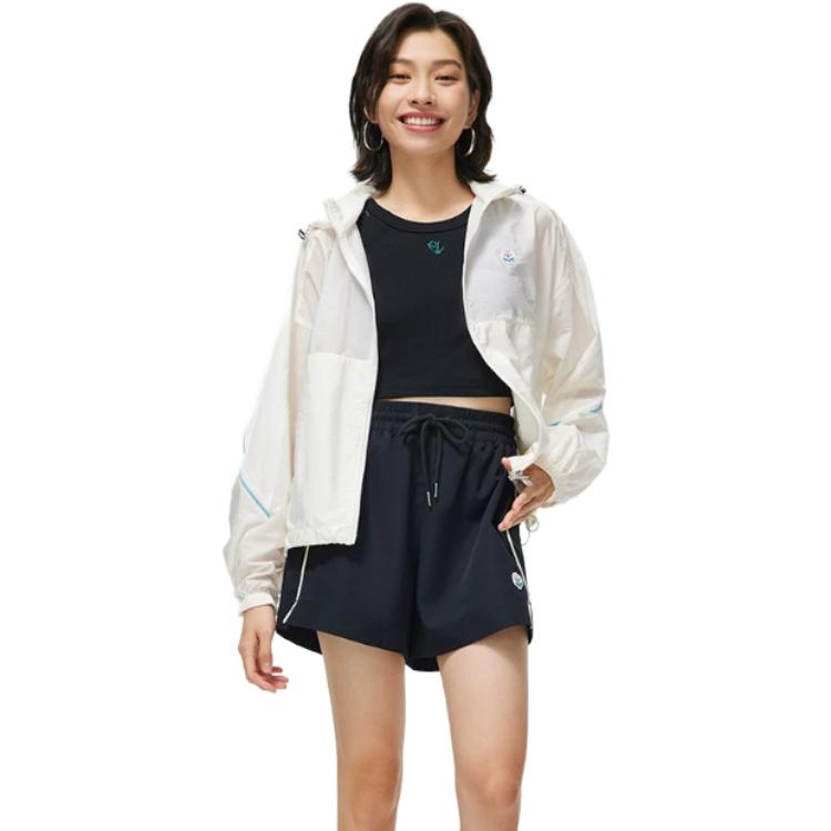 (WMNS) Li-Ning Athletics Sportswear Jacket 'White' AFDT434-6