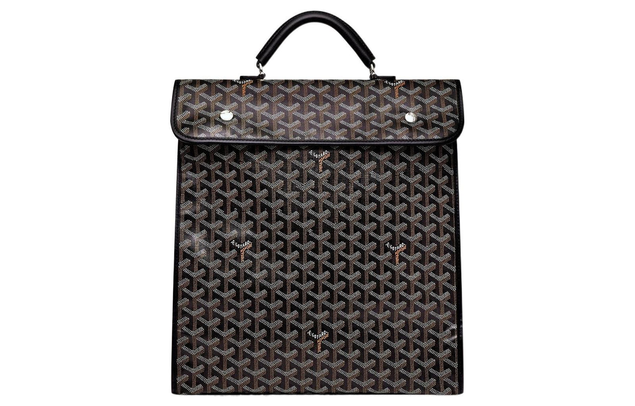 GOYARD Canvas With Calfskin Handbag Backpack Medium Size Unisex 11 Colors