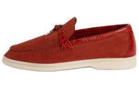 Loro Piana Loafers Women's Red