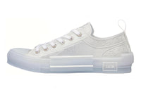DIOR B23 Low Top Skateboard Shoes Men's White