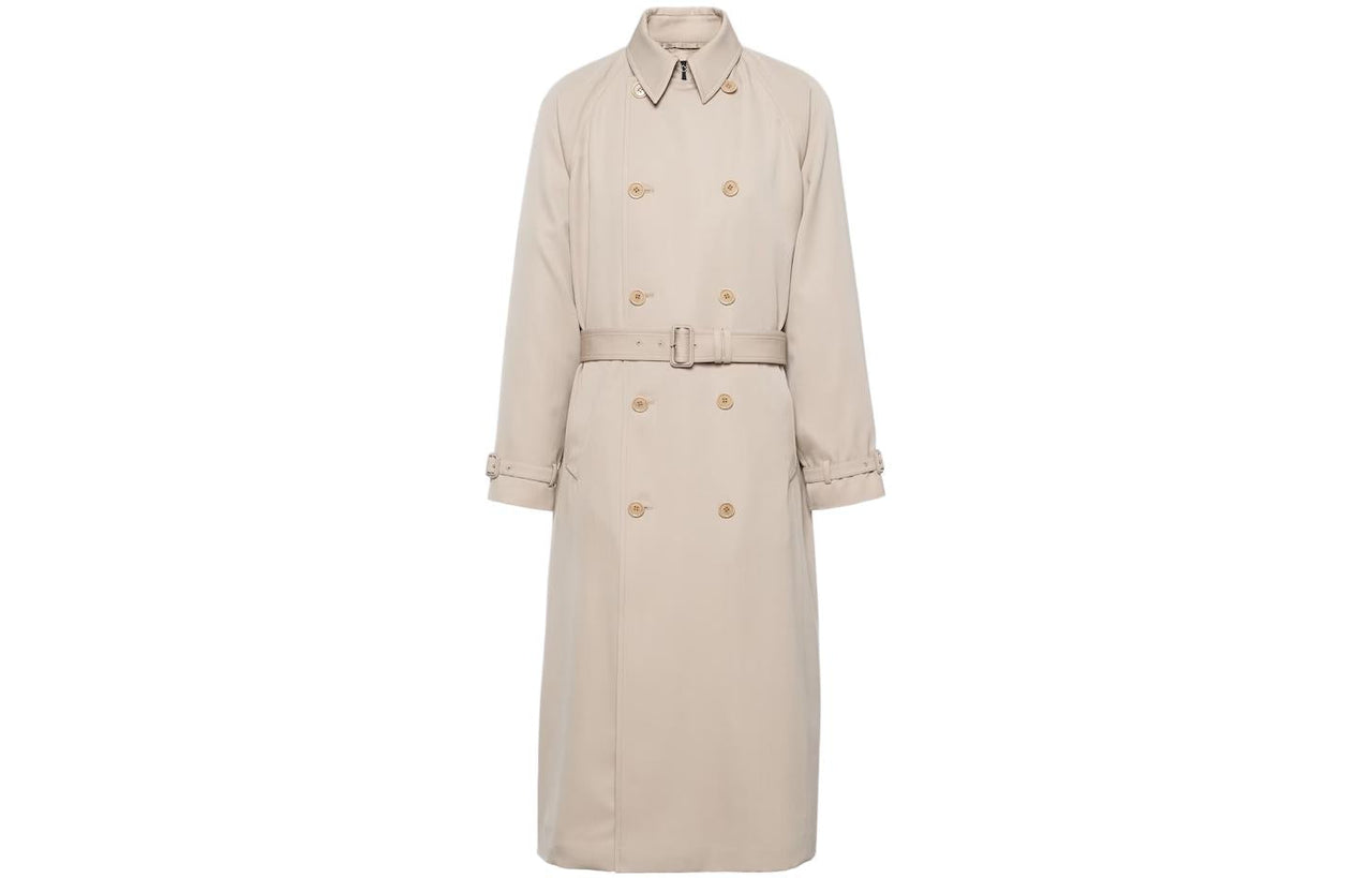PRADA Belted Button Up Coat