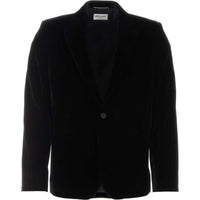 SAINT LAURENT Velvet Long Sleeved Blazer