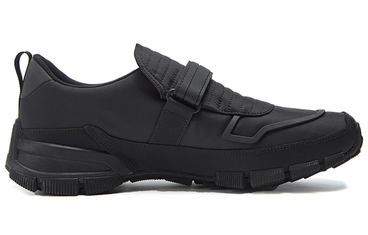 PRADA Anti-Slip And Wear-Resistant Breathable Low-Top Casual Shoes Men's Black