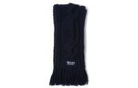 PRADA Knit Scarves Men's Dark Blue