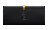 SAINT LAURENT Cow Leather Clutch Regular Women's Black