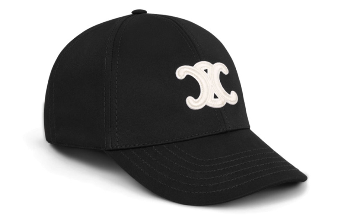 CELINE Triomphe Baseball Cap In Cotton
