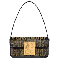 DIOR Calfskin Handbag, Shoulder Bag Women's Black