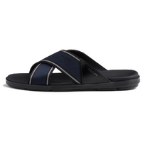 PRADA Slide Slippers Men's Navy Blue
