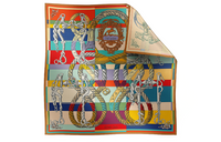 HERMES Silk Scarves Unisex Multicolor