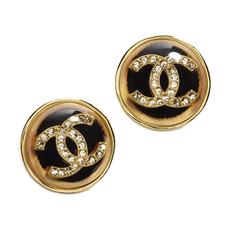 CHANEL   Earrings Women's Black