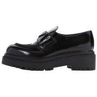 PRADA Chocolate Loafers Women's Black