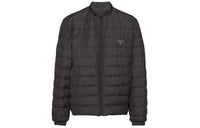 PRADA Short Polyester Down Jacket Jackets Coats Men's Black