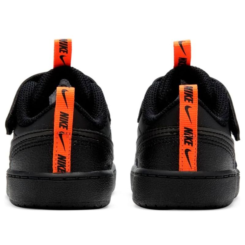 (TD) Nike Court Borough Low 2 SE 'Black Total Orange' CT3963-001