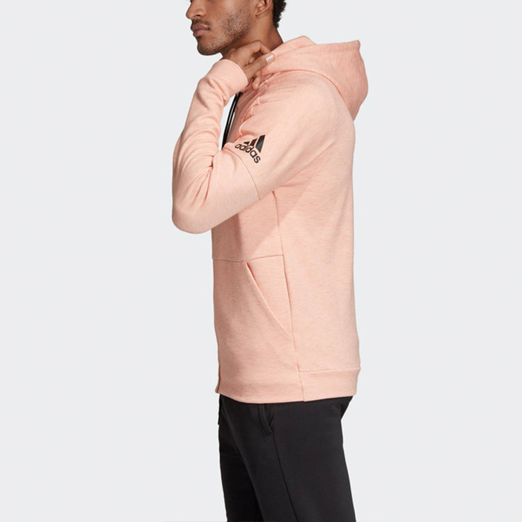 adidas Id Stadium Fz logo Casual Sports Knit Hooded Jacket Pink EB7606