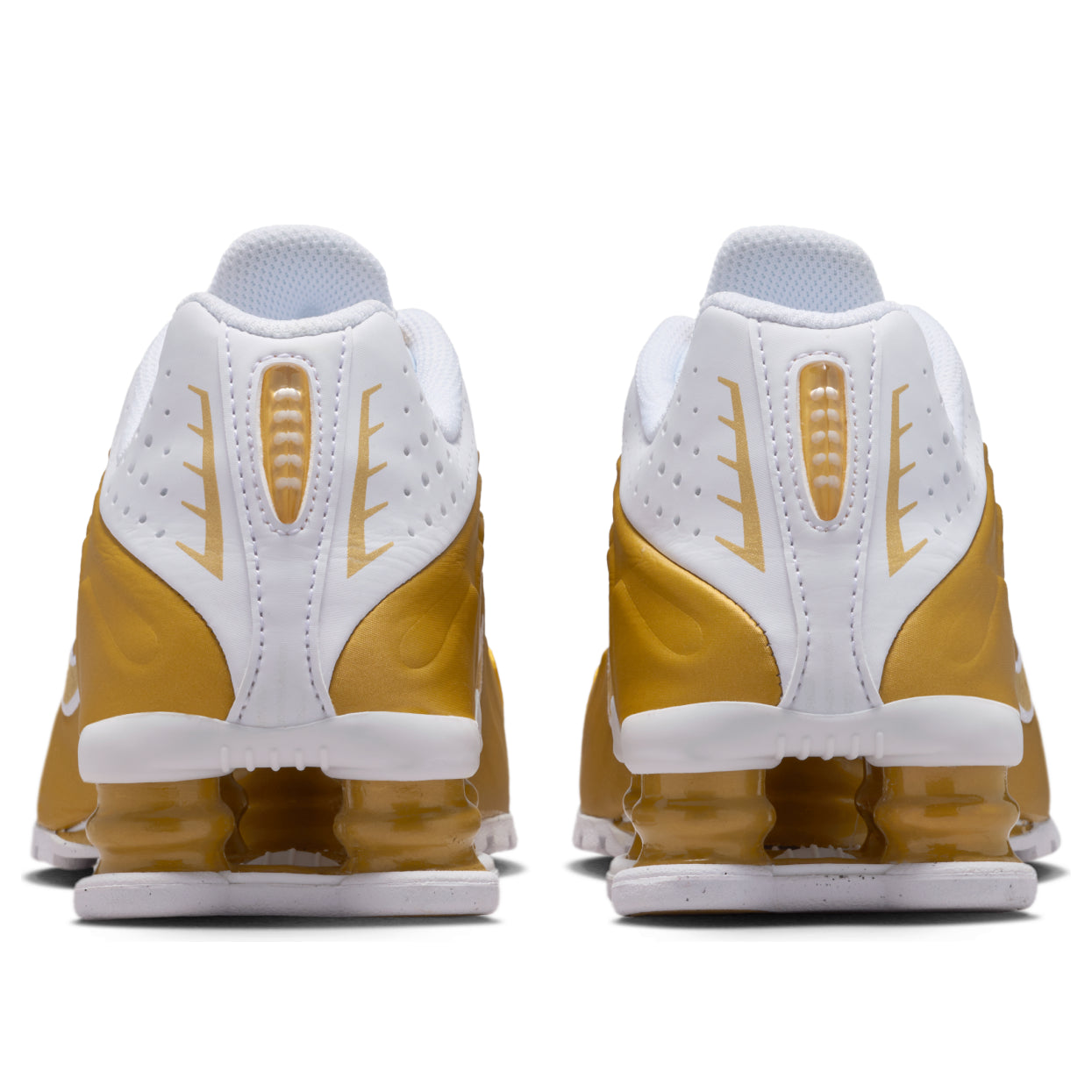 (GS)	Nike Shox R4 'Metallic Gold White' CW2626-700