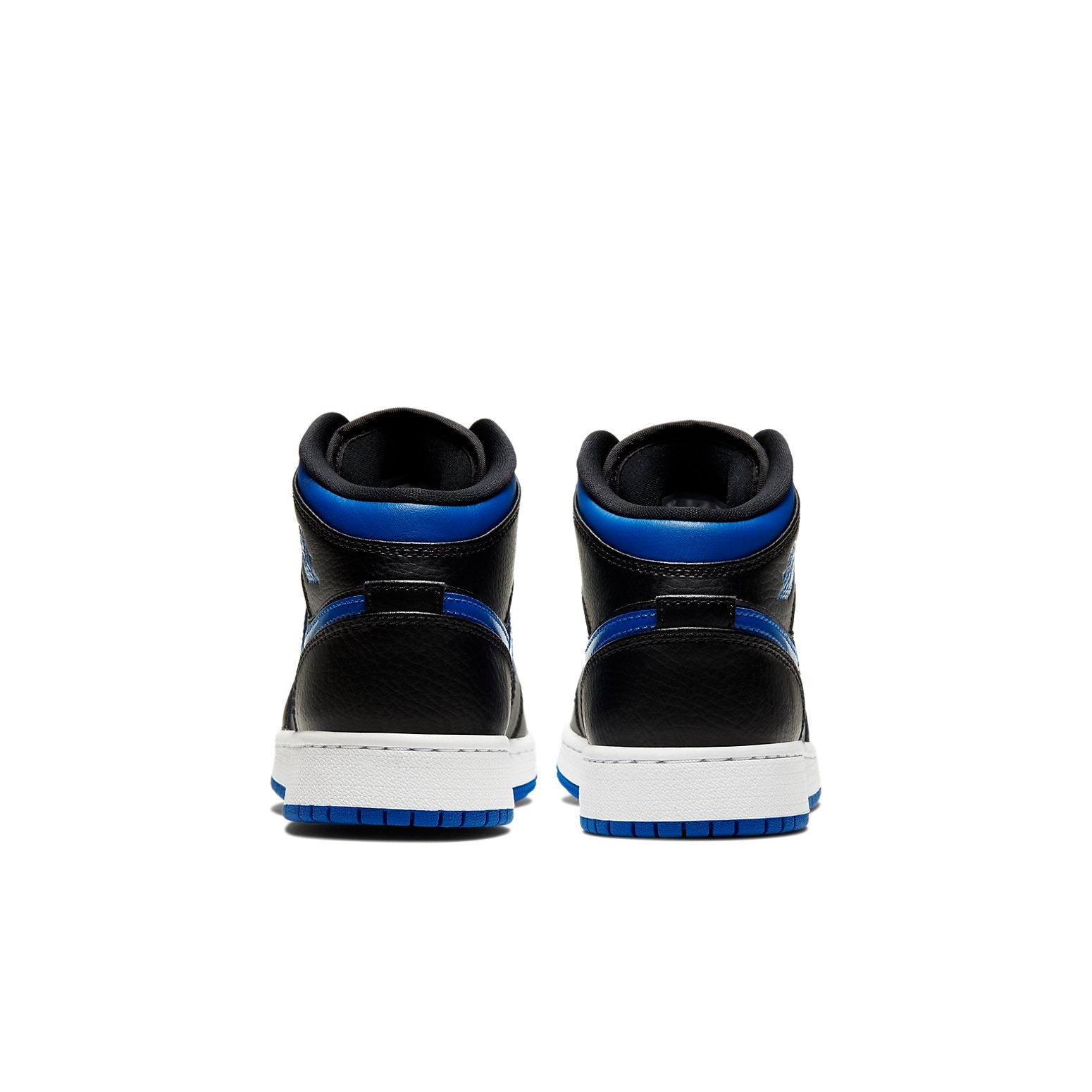 (GS) Air Jordan 1 Mid 'Black Hyper Royal' 554725-068