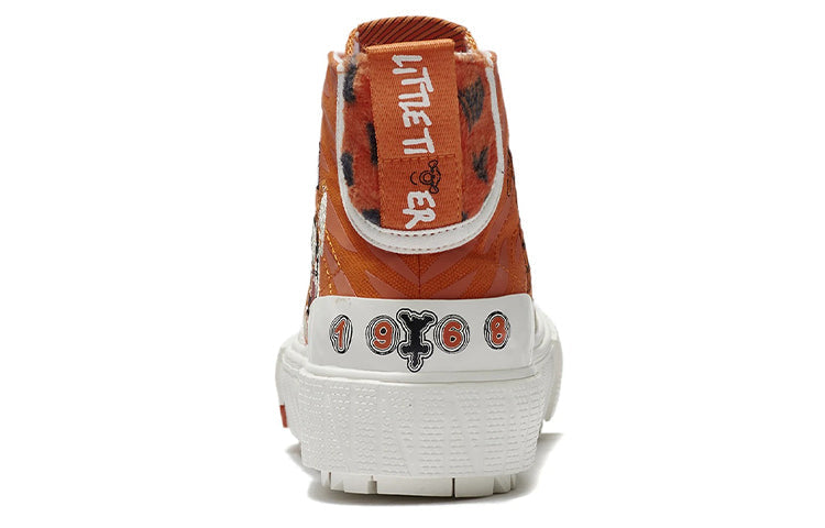 (WMNS) Li-Ning Classic Canvas Hi x Disney Tigger 'Red White' AGCS334-2
